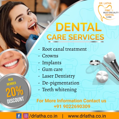 All types of solving dental problems | Fine Dental Clinic - Dr Latha