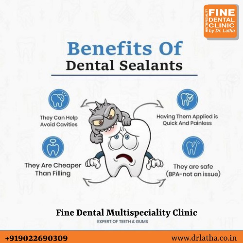 "Keep your smile shining with the help of dental sealants."